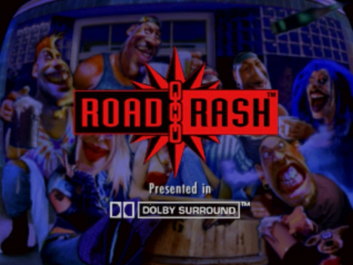 Road Rash title screen for 3DO